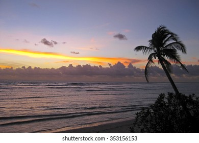 Sunset Over The Indian Ocean, Cocos Island, Australia