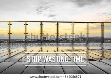 Similar – Image, Stock Photo Last time swimming pool