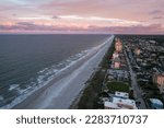 Sunset over Jacksonville Beach, FL