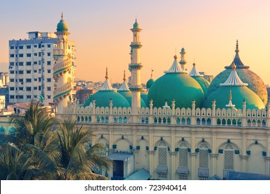 Sunset Over Jama Masjid. Junagadh, Gujarat, India