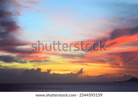 Sunset over Jeff Davis Memorial