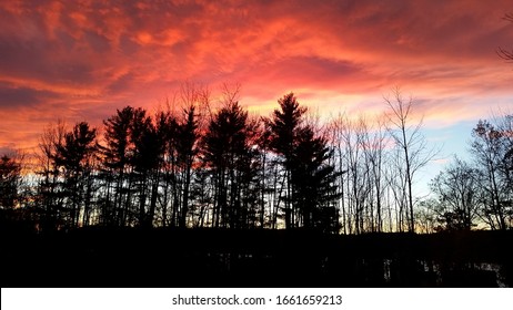 Sunset Over Lake Bomoseen VT