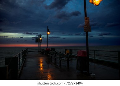 Sunset Over Lake Erie From Avon, Ohio