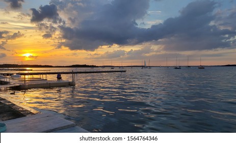 Sunset Over Lake Mendota, WI.