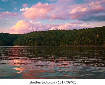 Sunset Over Lake Of The Ozarks