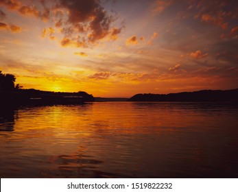 Sunset Over Lake Of The Ozarks