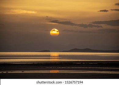 Sunset Over Lake Urmia, Iran