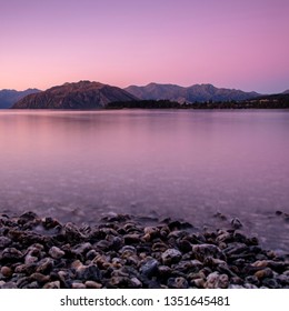 Sunset Over Lake Wanaka, NZ