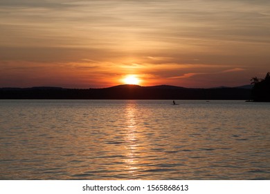 Sunset Over Lake Winnipesaukee New Hampshire