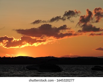 Sunset Over Lake Winnipesaukee New Hampshire