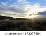 Sunset over Lamar Valley