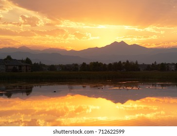 Sunset Over Longs Peak