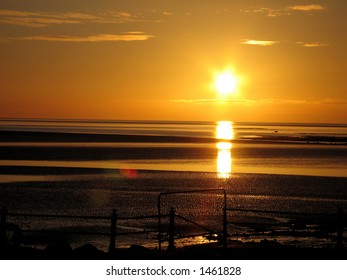 Sunset Over Morecambe Bay