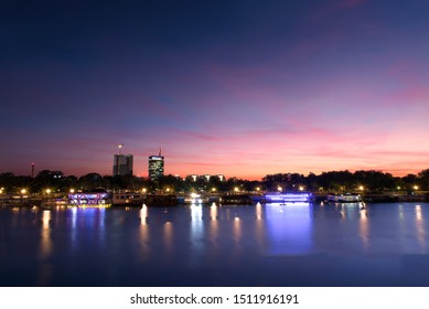 Sunset Over New Belgrade, Belgrade - Serbia