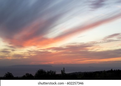 Sunset Over Ni'ihau Island On Kaua'i