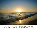 Sunset Over Ocean in Honolulu 