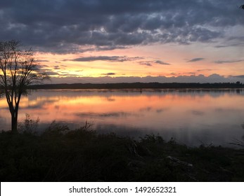 Sunset Over The Ohio River