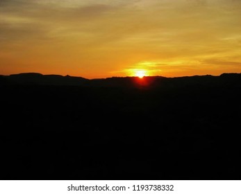 Sunset Over Palo Duro Canyon Near Amarillo, Texas