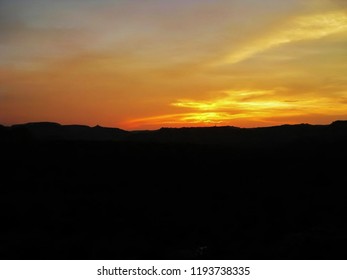 Sunset Over Palo Duro Canyon Near Amarillo, Texas