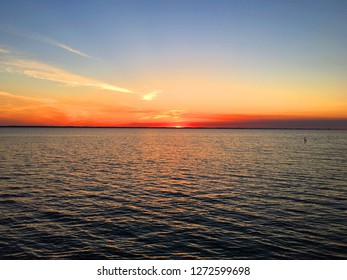 Sunset Over The Pamlico Sound