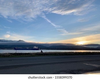 Sunset Over Port Angeles Washington