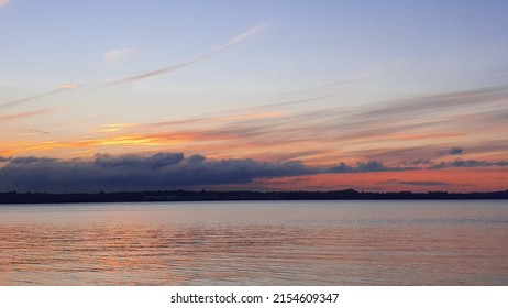 Sunset Over The River Itchen