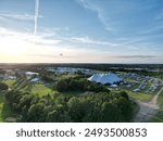 Sunset over the Royal Norfolk Show