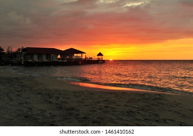 Sunset Over Runaway Bay Jamaica