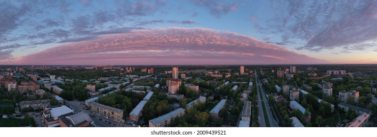 Sunset Over Ryazan In Summer