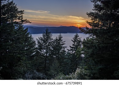 Sunset Over The San Juan Islands