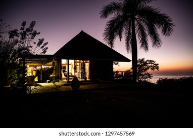 Sunset Over Santa Teresa In Costa Rica