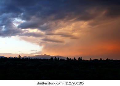 Sunset Over The Sawatch Range In Colorado