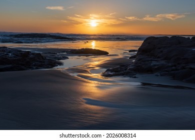 Sunset Over Stockton Beach Birubi