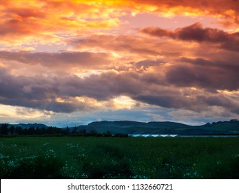 Sunset Over Tayside