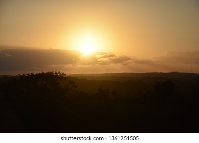 Sunset Over Tikal