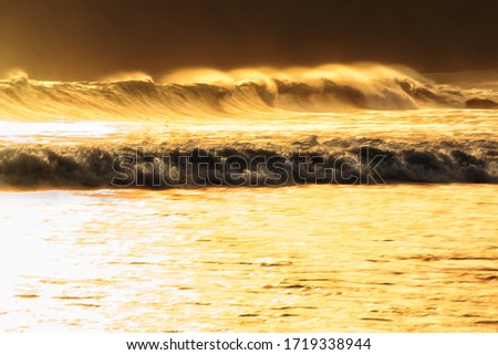 Similar – Very early in the morning on Pacific Beach.