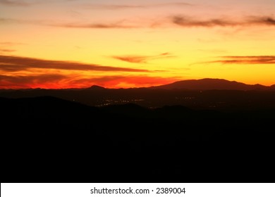 Sunset Over Wickenburg Arizona