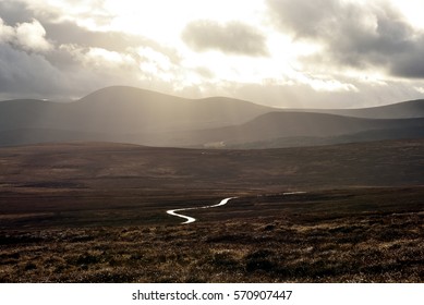 Sunset Over The Wicklow Mountains - Ireland