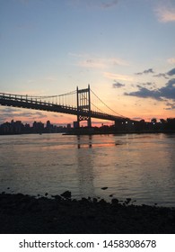 Sunset Overlook Of RFK Bridge