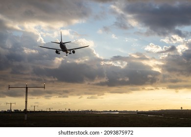 Sunset At Palma De Mallorca Airport