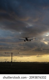 Sunset At Palma De Mallorca Airport