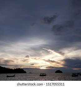 Sunset Pantai Pasir Bogak Pangkor Island Stock Photo Edit Now 1517055311