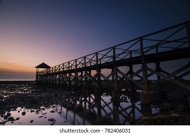 Sunset At Pasir Putih Beach, Situbondo, Indonesia