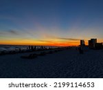 Sunset photo from Panama City Beach, Florida, Lower Grand Lagoon