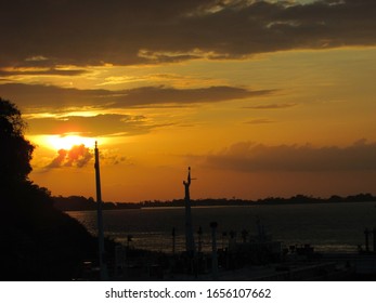 Sunset Photos In Parintins, Amazonas.