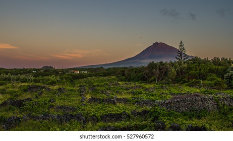 Sunset In Pico Island