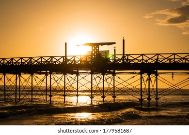 Sunset In Pimentel Beach (Peru)