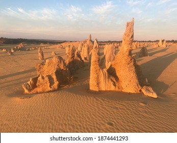 A Sunset and the Pinnacles