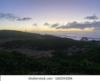 Sunset At Polihale Beach And State Park In Hawaii