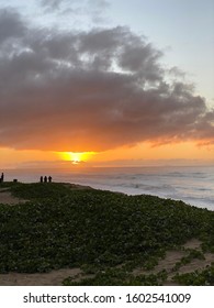 Sunset At Polihale Beach And State Park In Hawaii